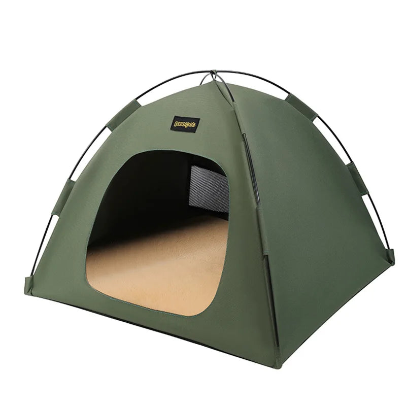 Tent Shape Cat Beds Removable Convenient Storage Pet Bed Portable Outdoor Travel Sunshade Cat and Dog Tent Pet Essentials
