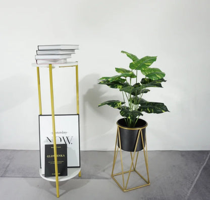 Office Home Decor Bonsai Indoor Plastic Greenery Artificial Leaves Plants