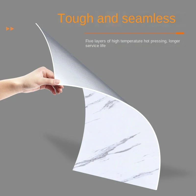 Papel De Parede 3d  Peel and Stick Wallpaper Faux Marble Wall Stickers Decoration Tile Kitchen Waterproof Bathroom Sticker