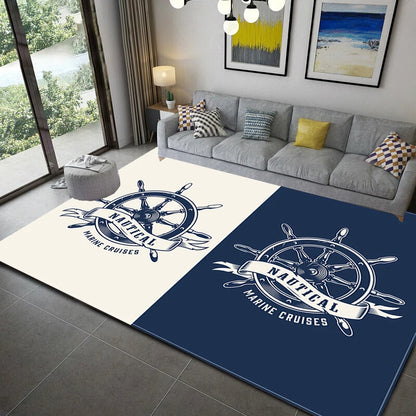 Nautical style rugs kids mats bedroom kitchen     living    bath