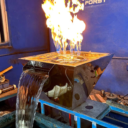 Fire and Water Pool Bowls Swimming Pool Fire Pit Waterfall Pool Fire Bowl