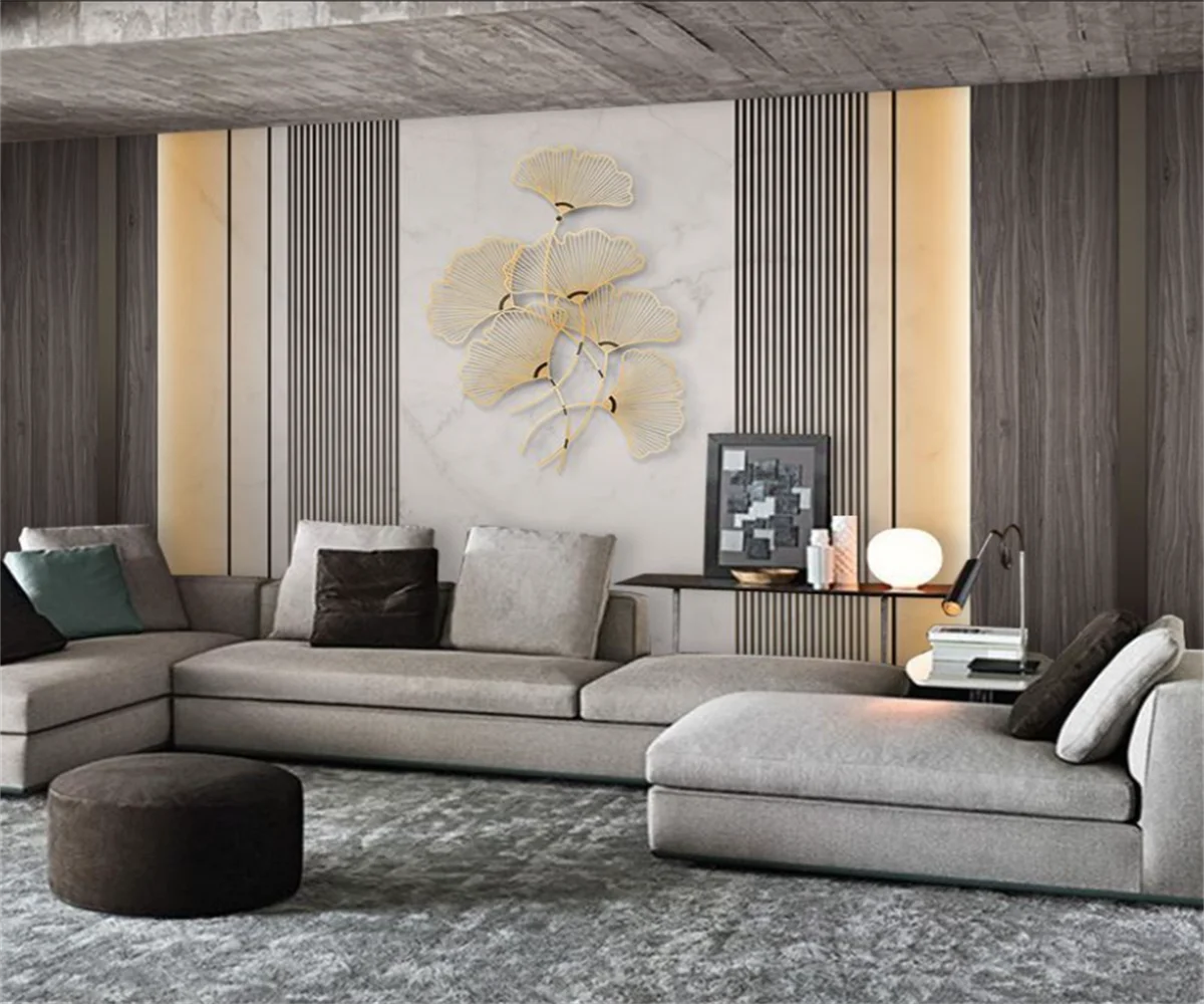Beibehang Customized Papel De Parede Modern New Wood Fence Abstract Marble Bedroom Living Room Tooling Background Wallpaper