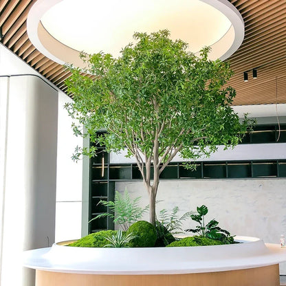 Artificial Bell Tree Show Window Decoration Drunk Wood Green Plant Landscape Indoor and Outdoor Ornaments