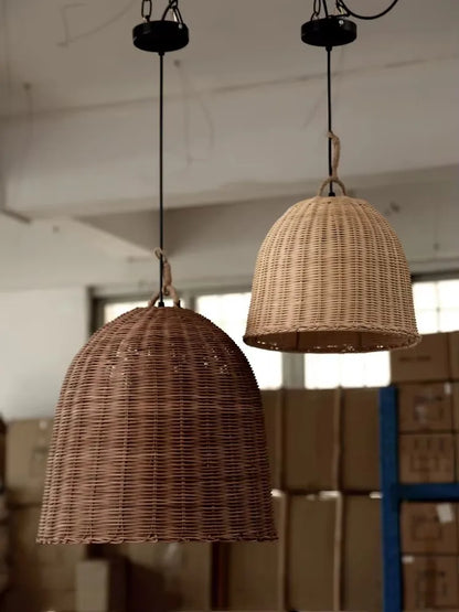 Bamboo Pendant Lamp Wabi Sabi Style Japanese Living Room Retro Lamp Chinese Homestay Bedroom Tea Room Zen Restaurant Lighting