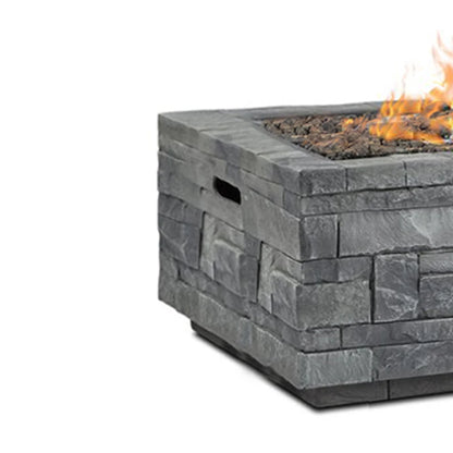 New Arrival  Gas Fire Pit for Outdoor Garden for Camping Patio Backyard Parties Hiking Cooking Stone Look Fireplace