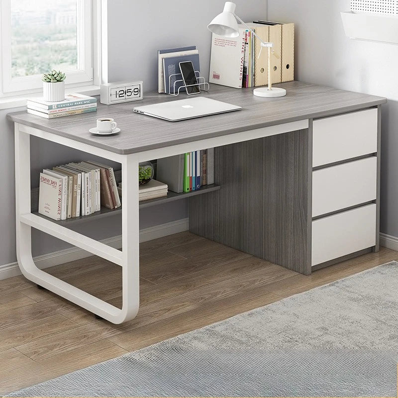 Desk Desktop Computer Desk Simple Home Desk Student Bedroom Bookshelf Integrated Writing Desk