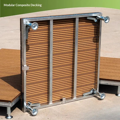 Modern Wood Plastic Composite Waterproof Modular Deck Tiles Outdoor Balcony Villa Courtyard Camping Floor Home Decor Novelty New