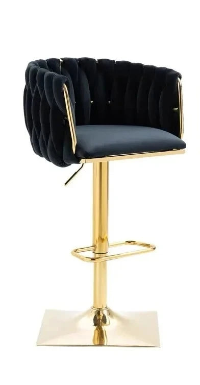Modern Gold Legs Bar Stools Adjustable Height Italian Minimalist Bar Stools Ergonomic Designer Mama Sandalyesi Kitchen Furniture