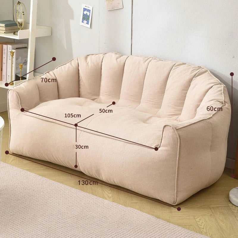 Modern Living Room Sofas Comfortable Relaxing Lazy Sofa Portable Puffs Sofas Bedroom Luxury Sofa Interior Aesthetic Furniture