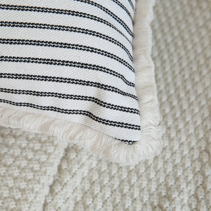 1pc Throw Pillow Covers - Comfortable Striped Throw Pillowcase  For Home Bedroom Living Room, Car & Sofa Decor - Perfect Gift