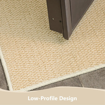 Front Door Mat Outside Entrance Welcome Mat Outdoor Indoor Entryway Rug Dirt Trap Non-Slip Washable Low Profile Doormat