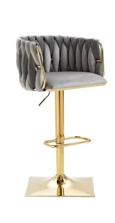 Modern Gold Legs Bar Stools Adjustable Height Italian Minimalist Bar Stools Ergonomic Designer Mama Sandalyesi Kitchen Furniture