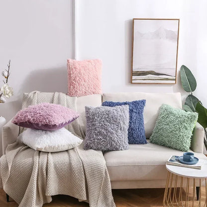 Throw Pillows Covers Decorative Pillow Cover Sofa Bed Living Room Plush Sleep Throw Pillows Covers Pillowcase