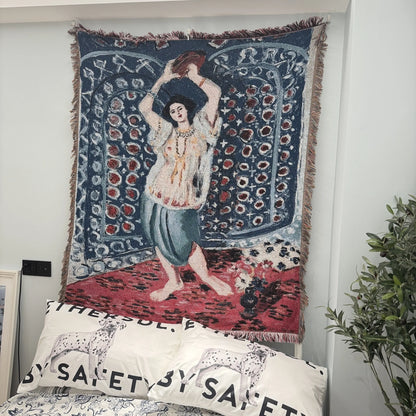 Henri Matisse French Artist Tapestry Blanket Sofa Throw Casual Bed Decor Leisure Rug - Soft Cozy Decorative Home Accessories