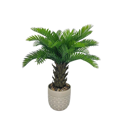 HXGYZP Artificial Coconut Tree Potted Plant Tropical Palm Tree Bonsai Decoration for Home Office Indoor Outdoor 50cm 70cm