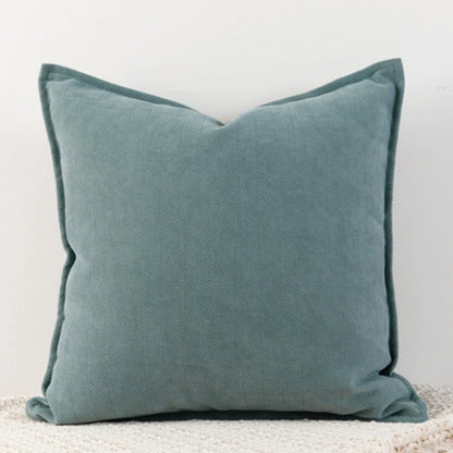 Cozy Solid Chenille Throw Pillow Covers - Nordic Design, 45x45/50x50/60x60/65x65cm, Ideal for Living Room & Bedroom Decor
