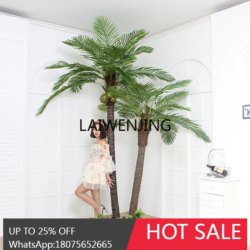large artificial coconut tree indoor and outdoor decorative plant hotel floor palm tree