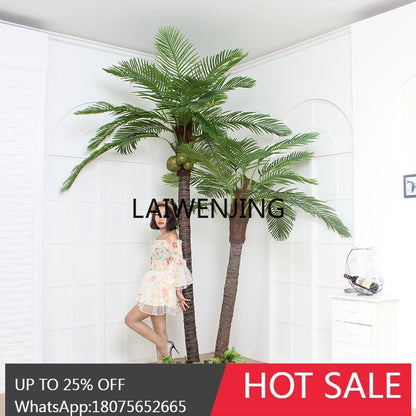 large artificial coconut tree indoor and outdoor decorative plant hotel floor palm tree