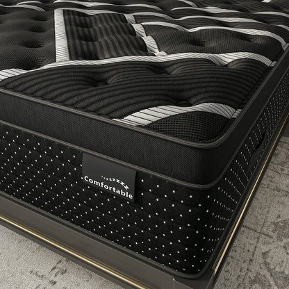 12/14inch Hybrid Gel Memory Foam Mattress with Pocket Spring Medium Firm Motion Isolation Twin Full Queen King Mattress in a Box