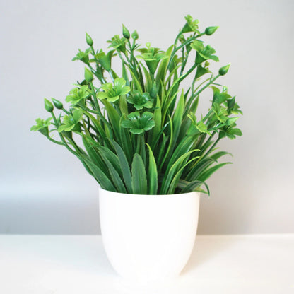 Wholesale Artificial Plant Potted Plants Fake Green Plants Indoor and Outdoor Decorations Plastic Bonsai Home Decorations