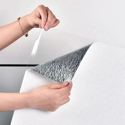 0.5mx1/5/2.8/10m 3D Wall Sticker Wallpaper Self-Adhesive Waterproof Wall Covering Panel Living Room Bedroom Bathroom Home Decor
