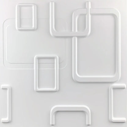 White 3D Wall Panel Foam Brick Waterproof Non-self-adhesive Wall Sticker Classics PVC Background Wallpaper Bathroom Ceiling