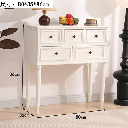 Unique Rustic Console Table Industrial Storage Retro French Console Table Aesthetic Trendy Tavolo Consolle Room Furniture