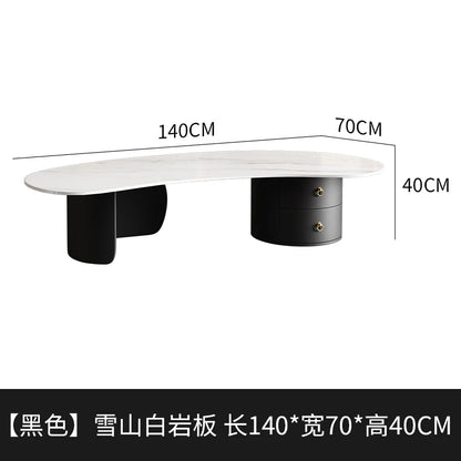 Irregular Modern Coffee Table Accessories Black Small Outdoor Coffee Tables Living Room Drawers Table Basse De Salon Home Decor