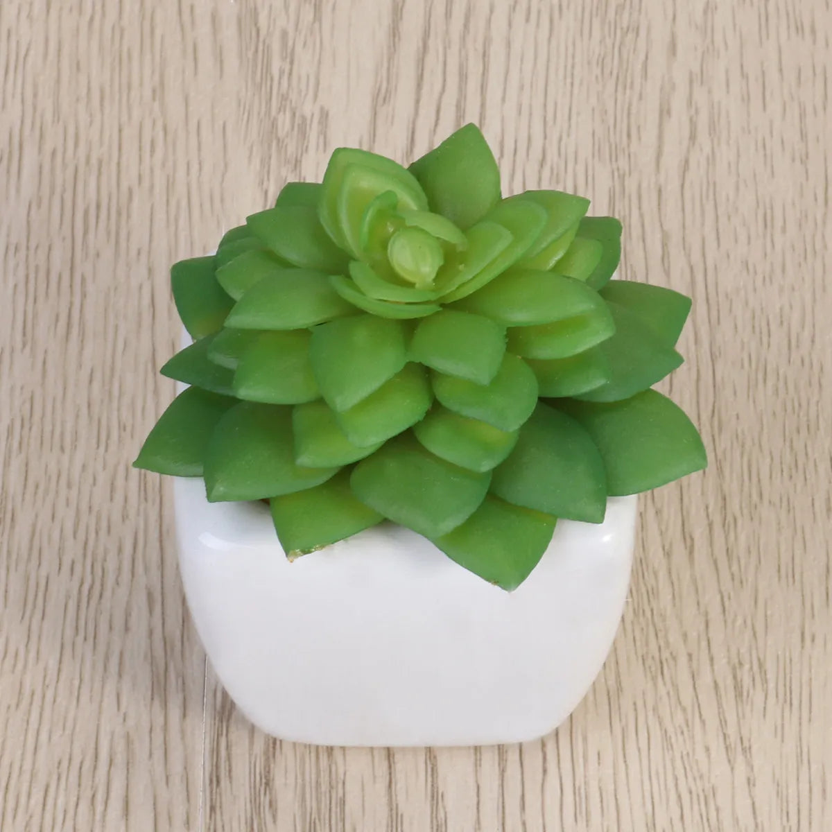 Realistic Natural Green Artificial Succulent Plants Potted in Modern for Home Balcony Office Garden Indoor Outdoor