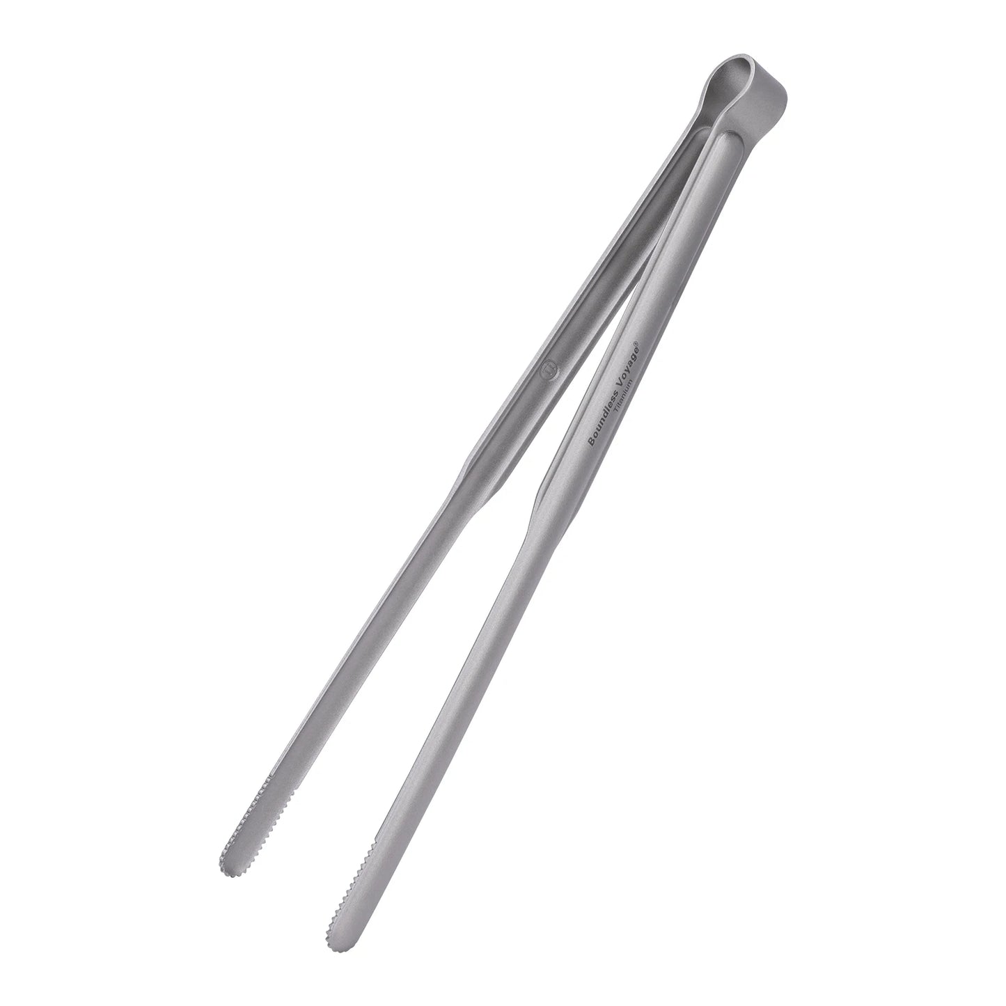 Boundless Voyage Titanium BBQ Tongs Ultralight Food Clip Heat-Resistant & Rustproof Titanium Grilling Tongs Ti1014T