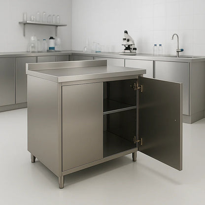 Modern Stainless Steel Cabinet Weatherproof Outdoor & Apartment BBQ Kitchen Design