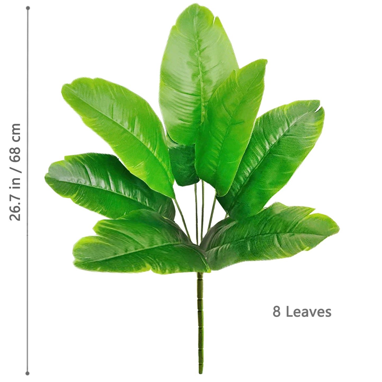 Artificial Palm Tree - Large Fake Tropical Plant Suitable for Indoor Outdoor Decoration Without Pot