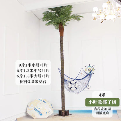 large artificial coconut tree indoor and outdoor decorative plant hotel floor palm tree