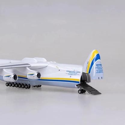 1/200 Scale Antonov AN-225 Transport Aircraft Airplane Model Plane Aviation Toys Games Aeroplane Plastic Metal Miniature Play