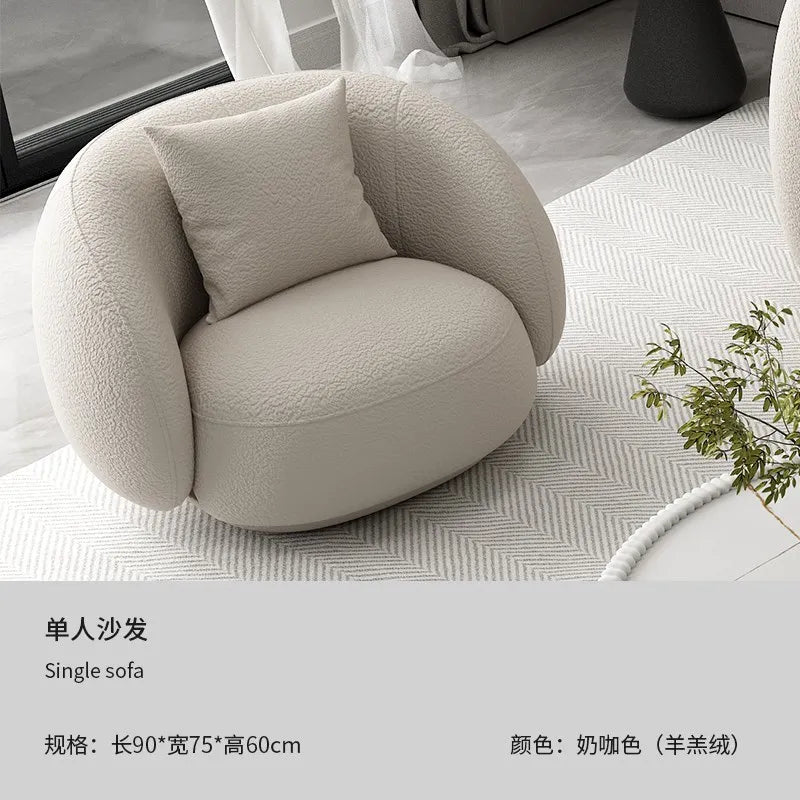Lounge Europe Living Room Sofas Minimalist Luxury Lazy Modern Sofa Soft Cushion Meubles De Salon Home Furniture Accessories