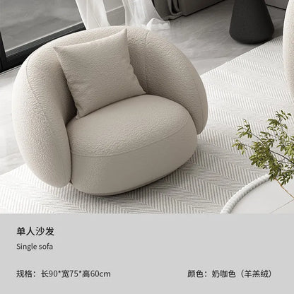 Lounge Europe Living Room Sofas Minimalist Luxury Lazy Modern Sofa Soft Cushion Meubles De Salon Home Furniture Accessories
