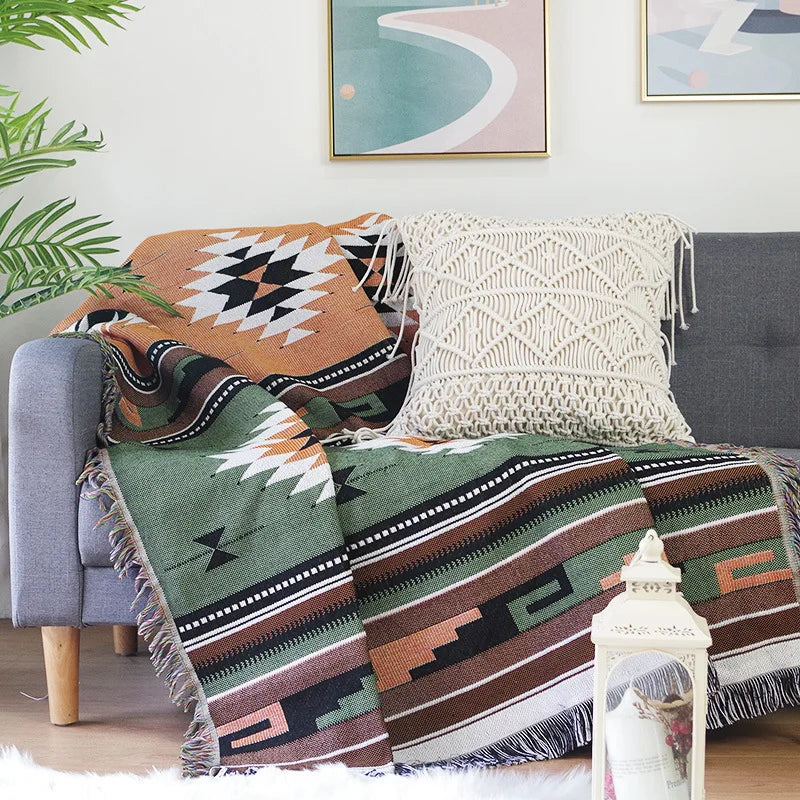 Bohemian Plaid cotton Blanket for Sofa bed Decoration Blankets Camping Picnic Blanket Sofa cover throw Blanket bedspread Decor