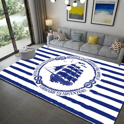 Nautical style rugs kids mats bedroom kitchen     living    bath