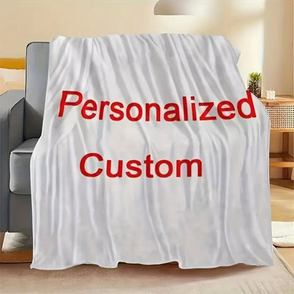 Create your own personalized blanket—a soft, cozy throw perfect for the sofa, naps, or air-conditioned rooms.