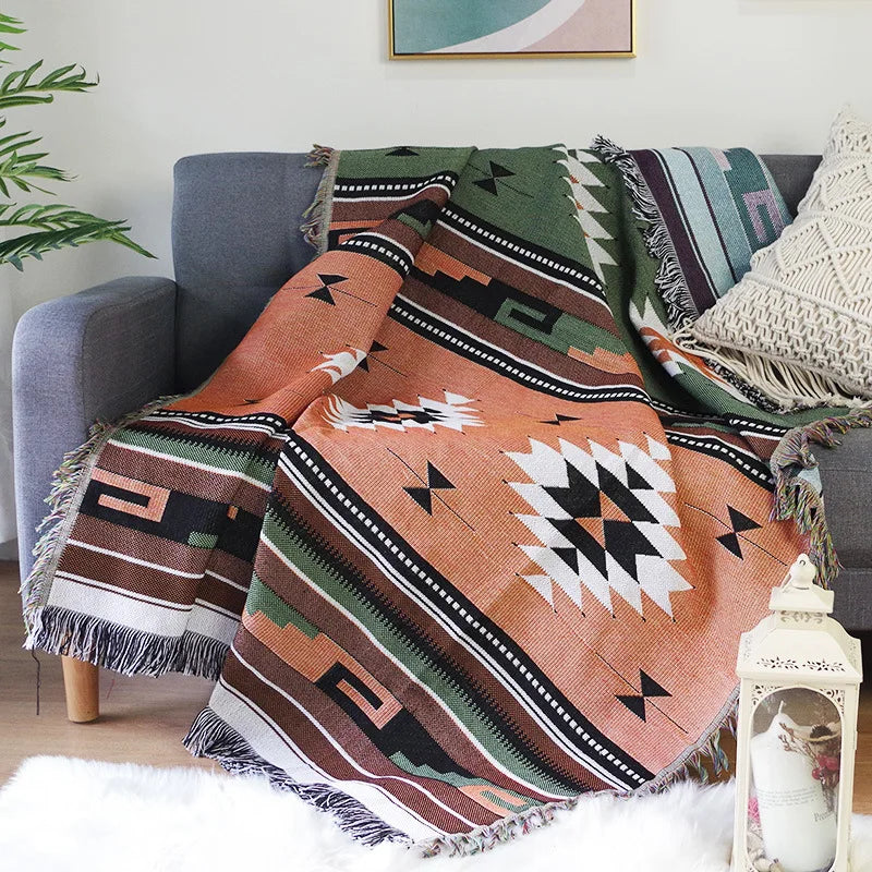 Bohemian Plaid cotton Blanket for Sofa bed Decoration Blankets Camping Picnic Blanket Sofa cover throw Blanket bedspread Decor