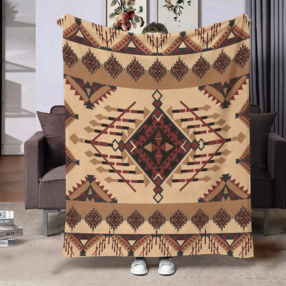 Flannel Throw Blanket Ethnic Patterns Print Blanket Super Soft Cozy Sofa Nap Blanket Home Blanket Perfect Home Gift for Her