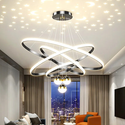 Living Room Chandelier - Modern, Simple and Elegant, Trendy Lamp, New Model for Dining Room, Master Bedroom Lamp