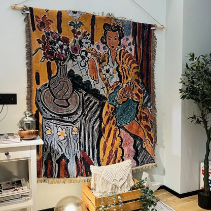 Henri Matisse French Artist Tapestry Blanket Sofa Throw Casual Bed Decor Leisure Rug - Soft Cozy Decorative Home Accessories