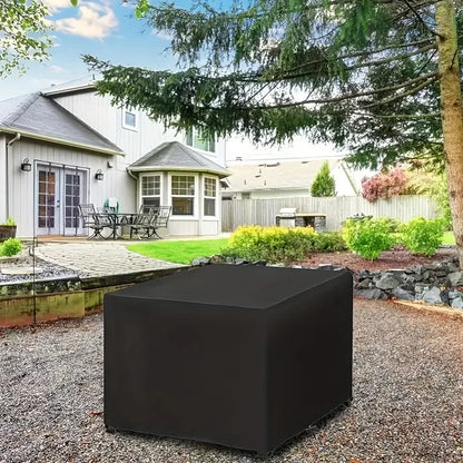 Square Fire Pit Cover, Breathable, Fits Most Fire Pit Tables, Suitable for Yard, Lawn, Garden,Outdoor Fire Pit Cover