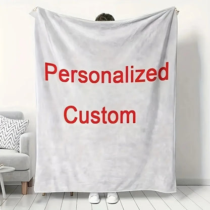 Create your own personalized blanket—a soft, cozy throw perfect for the sofa, naps, or air-conditioned rooms.