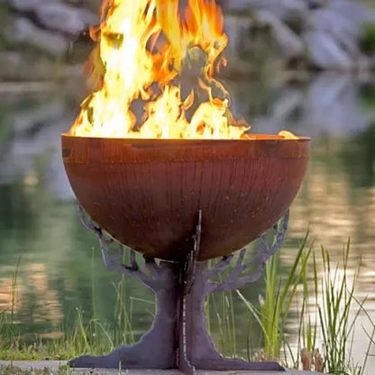 Hot Sell Outdoor Carbon Steel Fire Pits ,steel Sphere Fire Pits