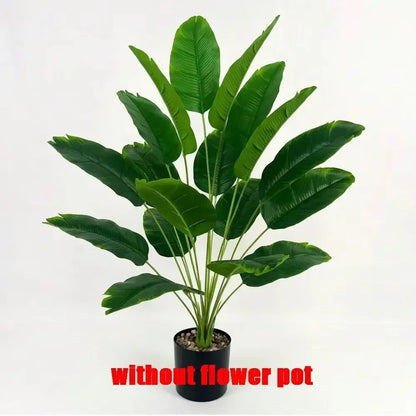 1pc 115cm Giant Artificial Plants Tree, No Pot Included, Realistic Full Lush Greenery Indoor Outdoor All-Season Decor for Home
