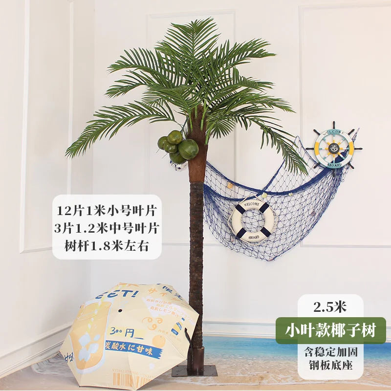 large artificial coconut tree indoor and outdoor decorative plant hotel floor palm tree