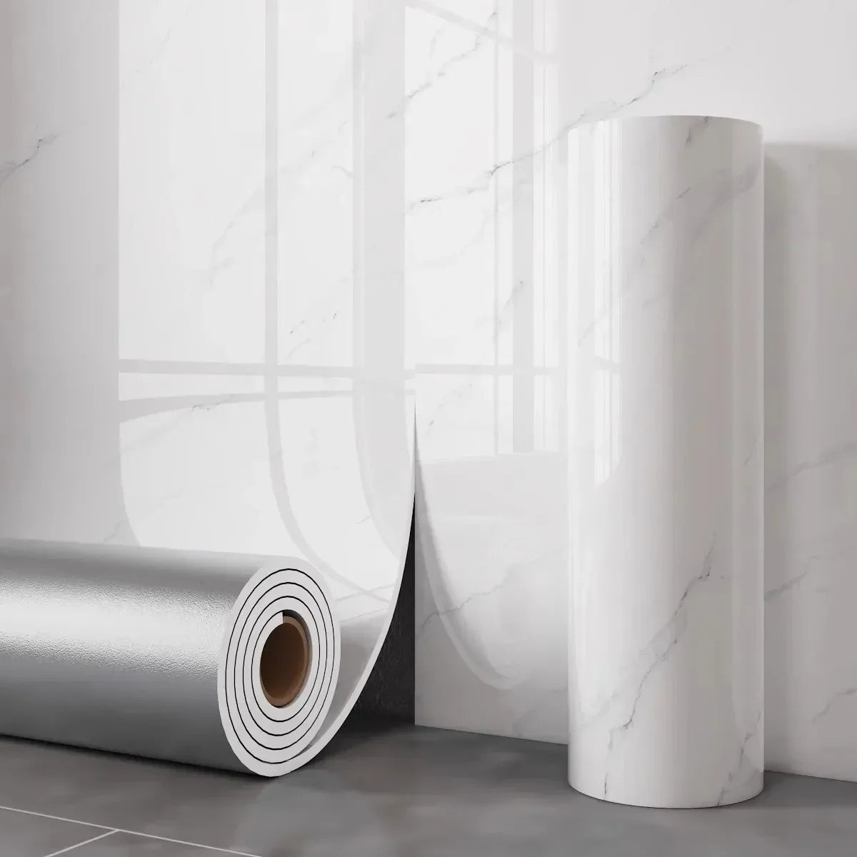 Peel and Stick Marble Effect Wallpaper Waterproof Gilded Material for Home Interior Upgrade and Kitchen TV Wall Decoration