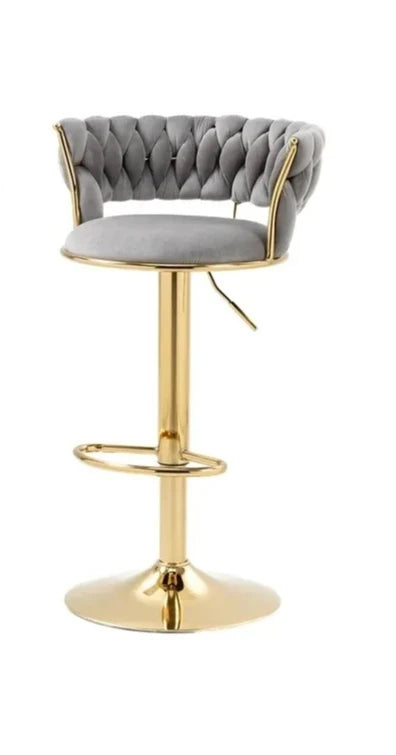 Modern Gold Legs Bar Stools Adjustable Height Italian Minimalist Bar Stools Ergonomic Designer Mama Sandalyesi Kitchen Furniture